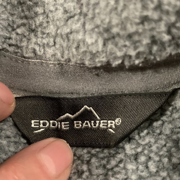 Eddie Bauer Long sleeve quarter zip fall pullover, good condition Sz Large - Picture 6 of 7